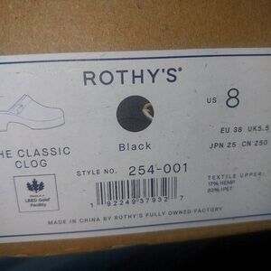Rothy's Original Clog Size 8
